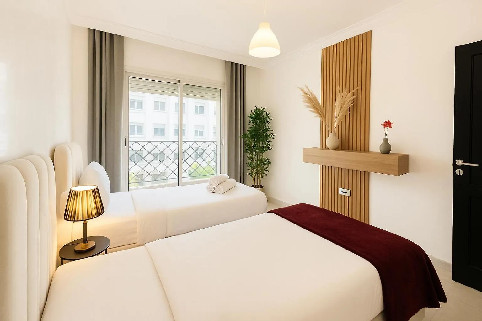 Appartement Cosy Greeny 3 Bdr - Downtown Near Oasis Train And Tramway Casablanca Maroc